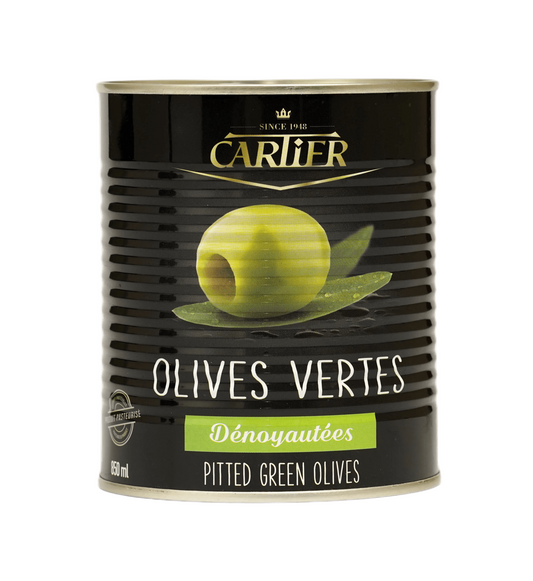 Olives vertes dénoyautées - 850 ml