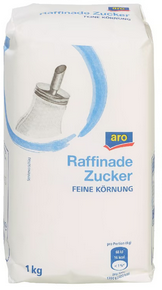 Aro - Raffinade Zucker - 1,00 kg Packung