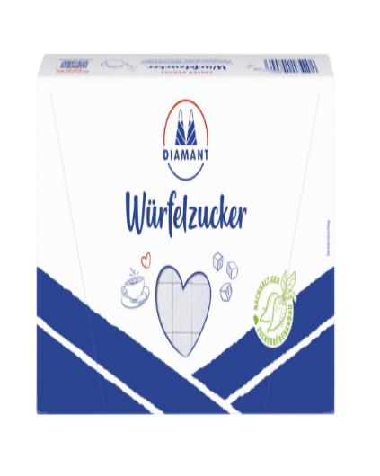 Diamant Würfelzucker